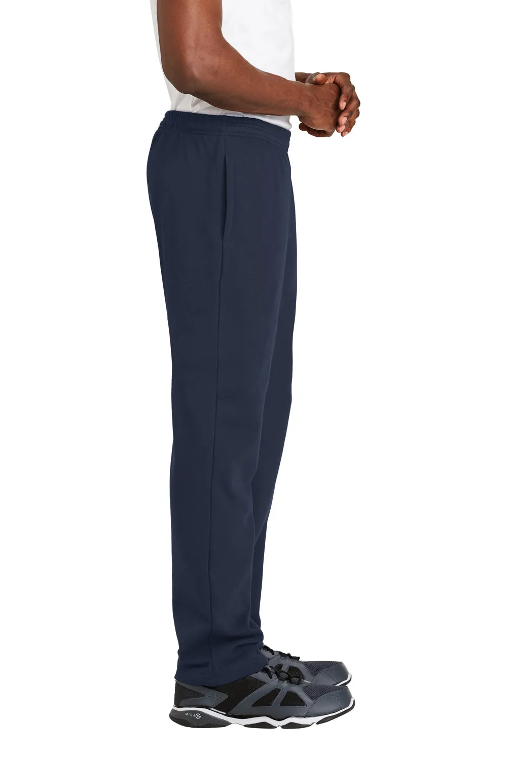 Sport-Tek Herren Sweatpants mit offenem Bund und Taschen - Echt Marineblau