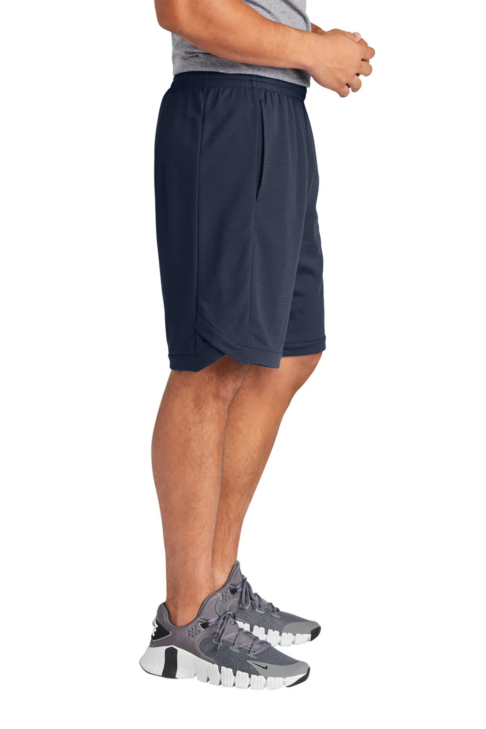 Sport-Tek Herren Position PosiCharge Shorts mit Taschen - Echt Marineblau