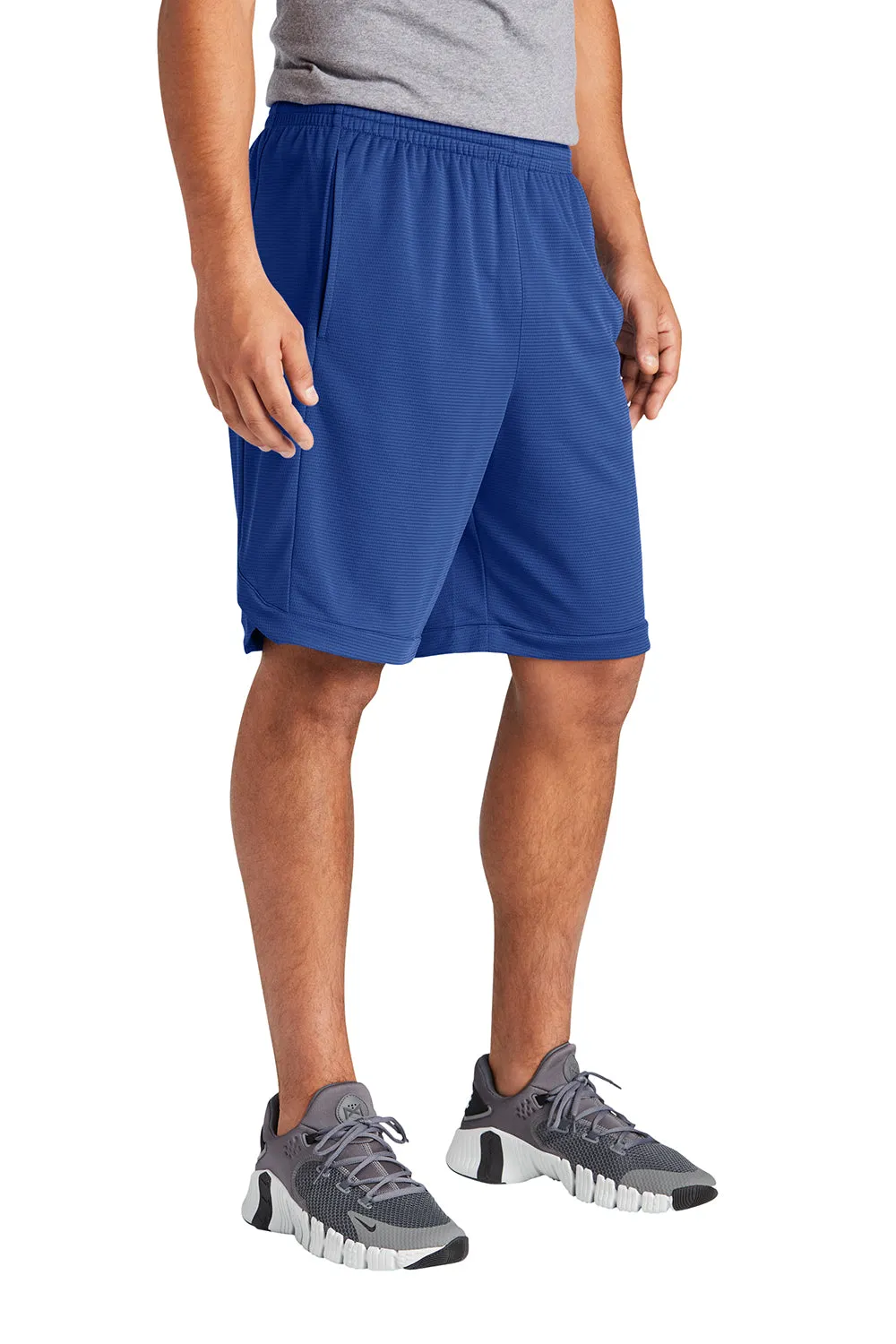 Sport-Tek Herren Position PosiCharge Shorts mit Taschen - Echtes Königsblau