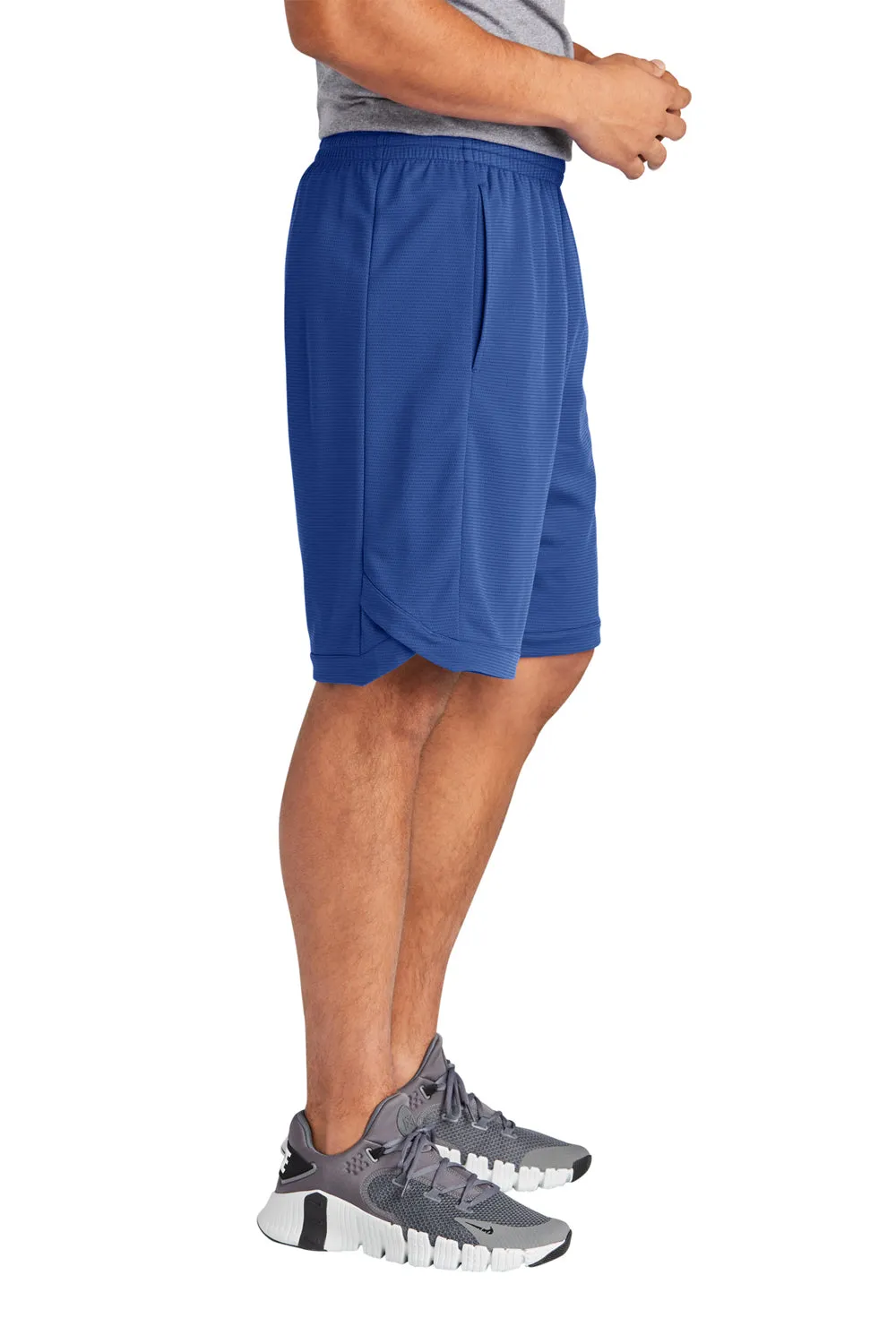 Sport-Tek Herren Position PosiCharge Shorts mit Taschen - Echtes Königsblau