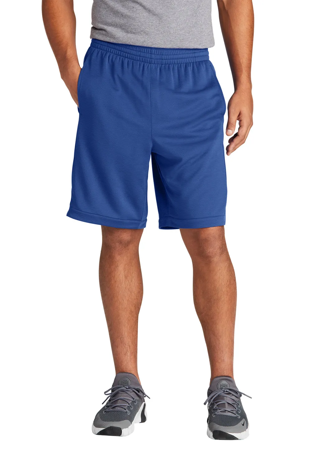 Sport-Tek Herren Position PosiCharge Shorts mit Taschen - Echtes Königsblau