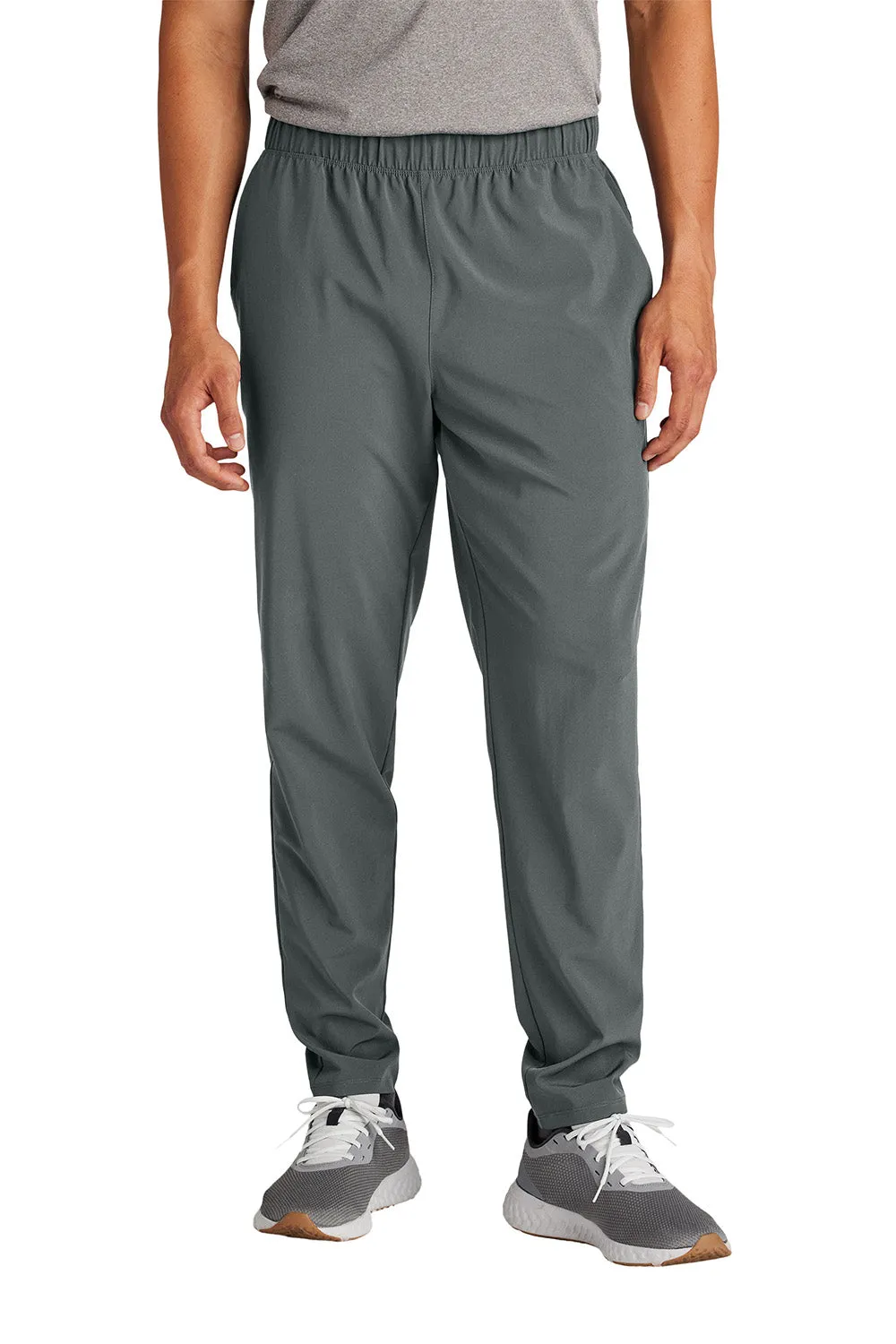 Sport-Tek Herren Wiederholungs-Feuchtigkeitstransportierende Hose mit Taschen - Eisengrau