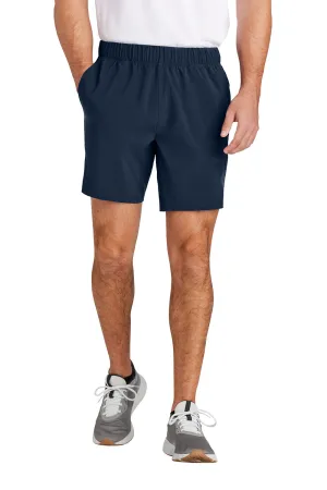 Sport-Tek Herren Wiederholungs-Feuchtigkeitstransport-Shorts mit Taschen - Echt Marineblau