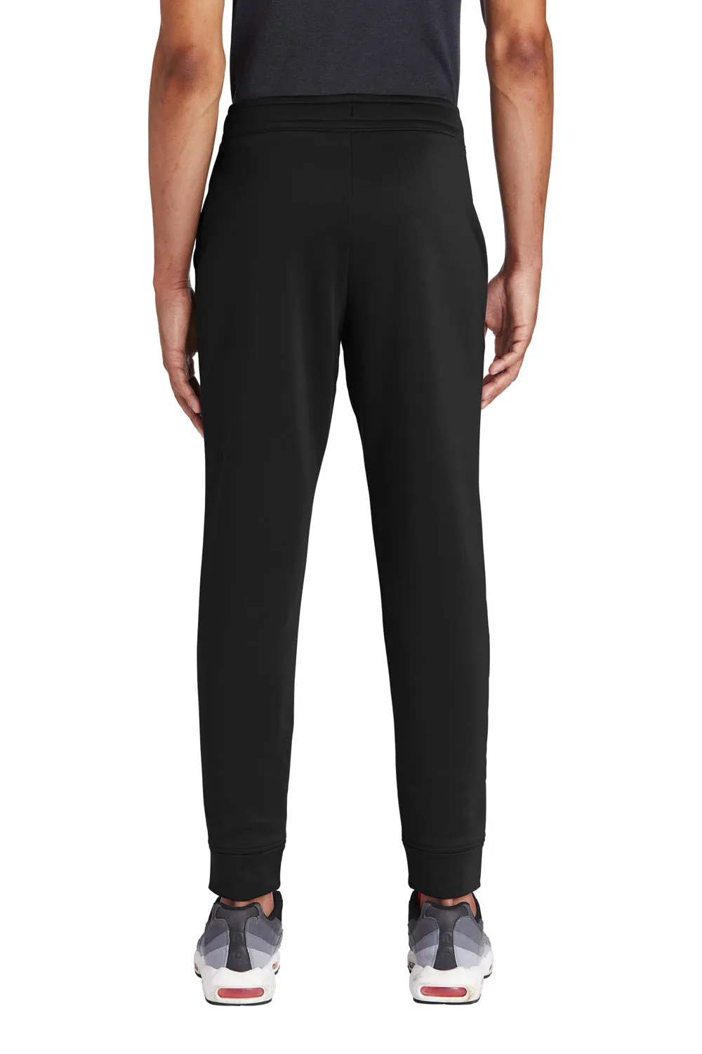 Sport-Tek Herren Sport Fleece Jogginghose mit Feuchtigkeitstransport und Taschen - Schwarz