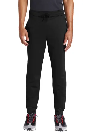 Sport-Tek Herren Sport Fleece Jogginghose mit Feuchtigkeitstransport und Taschen - Schwarz