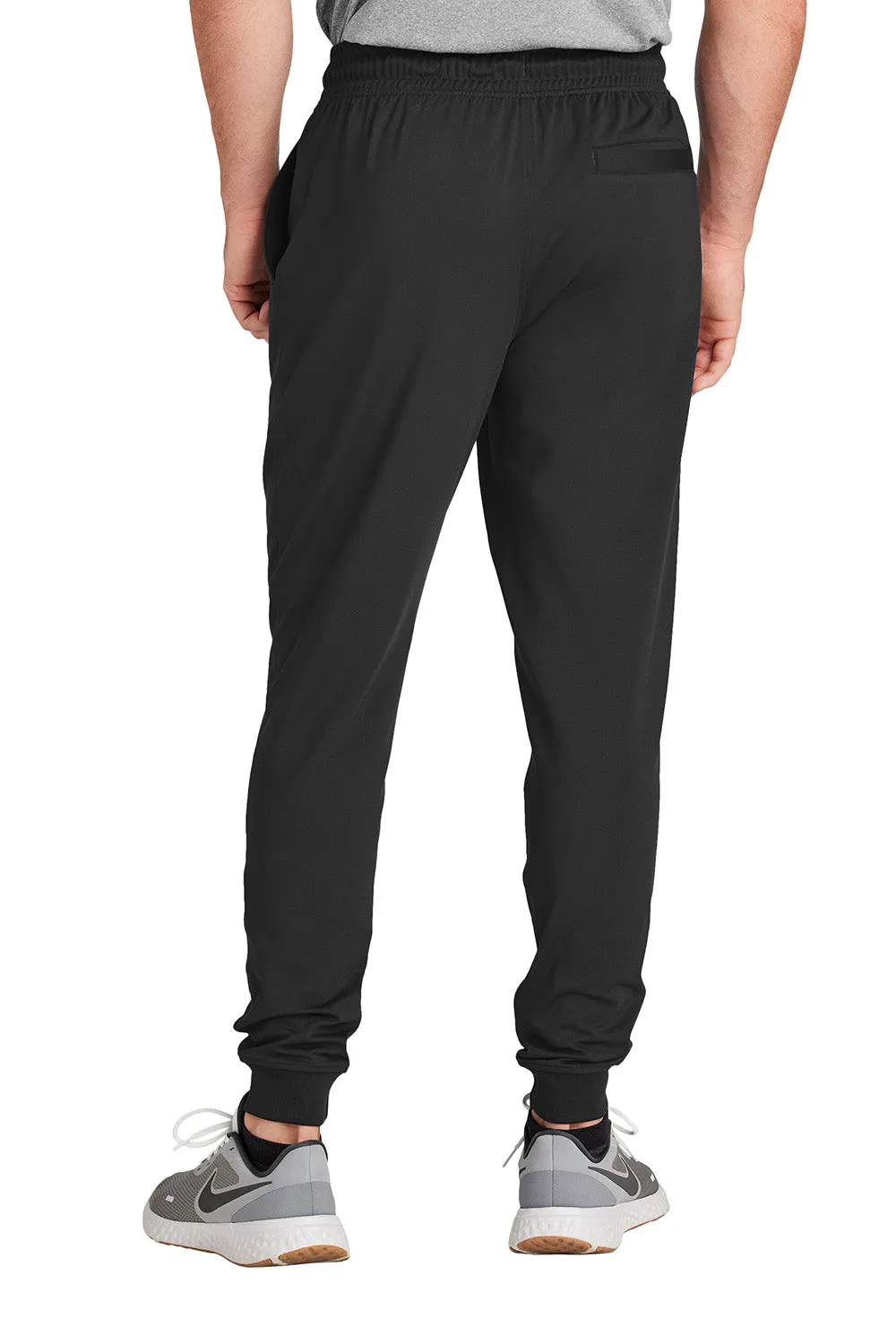 Sport-Tek Herren Sport-Wick Feuchtigkeitstransportierende Jogginghose mit Taschen - Schwarz