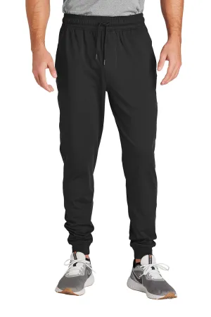 Sport-Tek Herren Sport-Wick Feuchtigkeitstransportierende Jogginghose mit Taschen - Schwarz