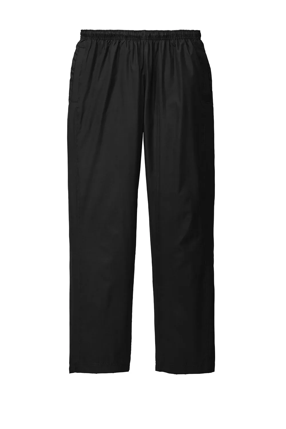 Sport-Tek Herren wasserabweisende Windhose mit Taschen - Schwarz
