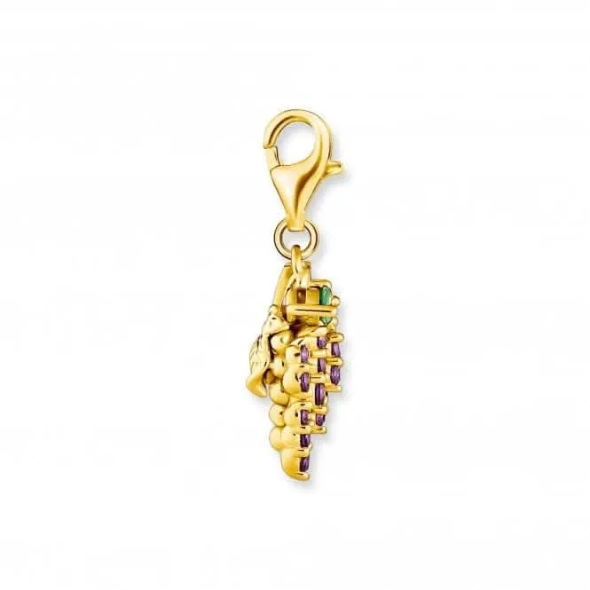 Sterling Silber Mehrfarbiges Trauben-Anhänger Charm 1878-472-7 Thomas Sabo Sammelbare Charms