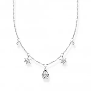 Sterling Silber Pinguin und Schneeflocken Halskette KE2173-041-7-L45V Thomas Sabo Halsketten