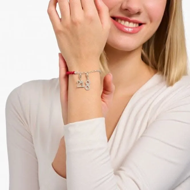 Sterling Silber Zirkonia Unendlichkeits-Anhänger 2171-051-21 Thomas Sabo Sammelbare Charms