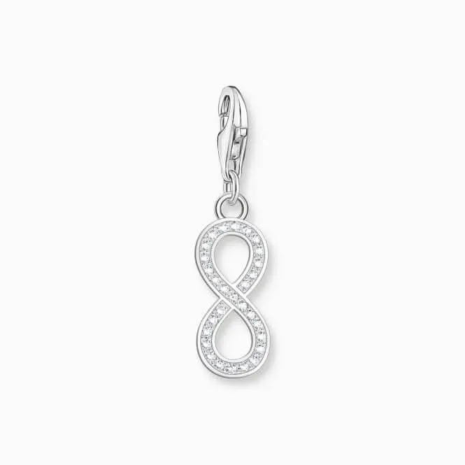 Sterling Silber Zirkonia Unendlichkeits-Anhänger 2171-051-21 Thomas Sabo Sammelbare Charms
