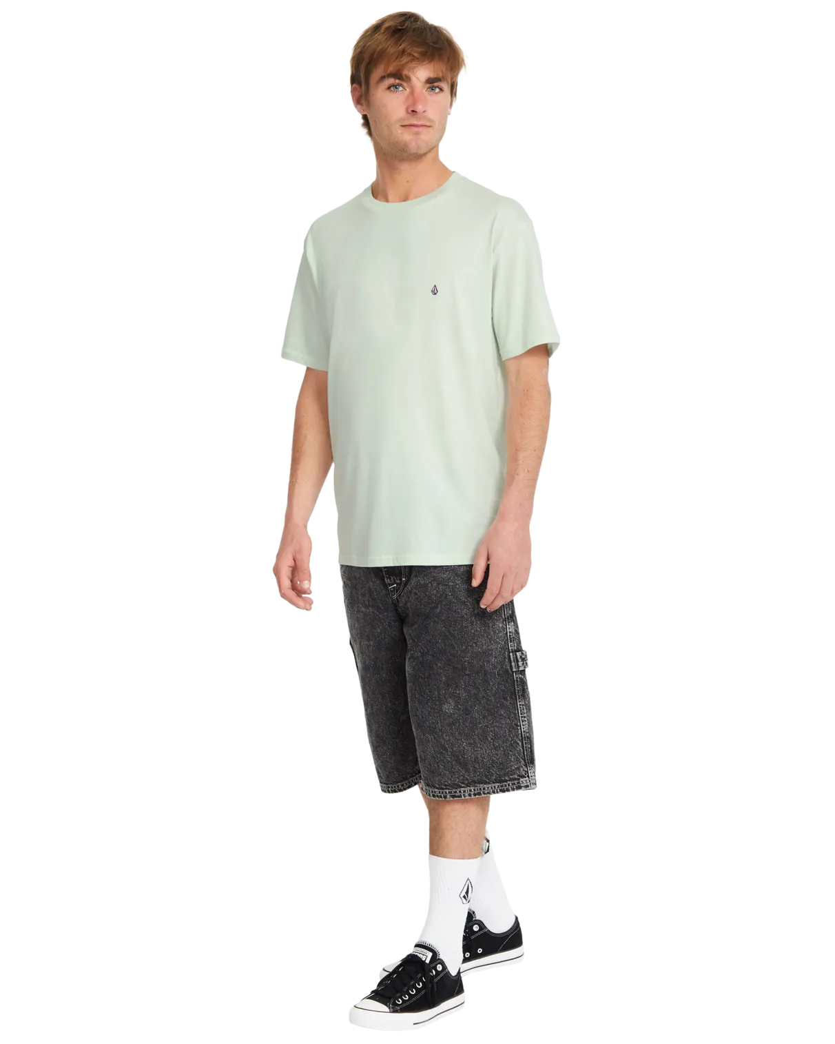 Stone Blanks T-Shirt in Carolina Blau