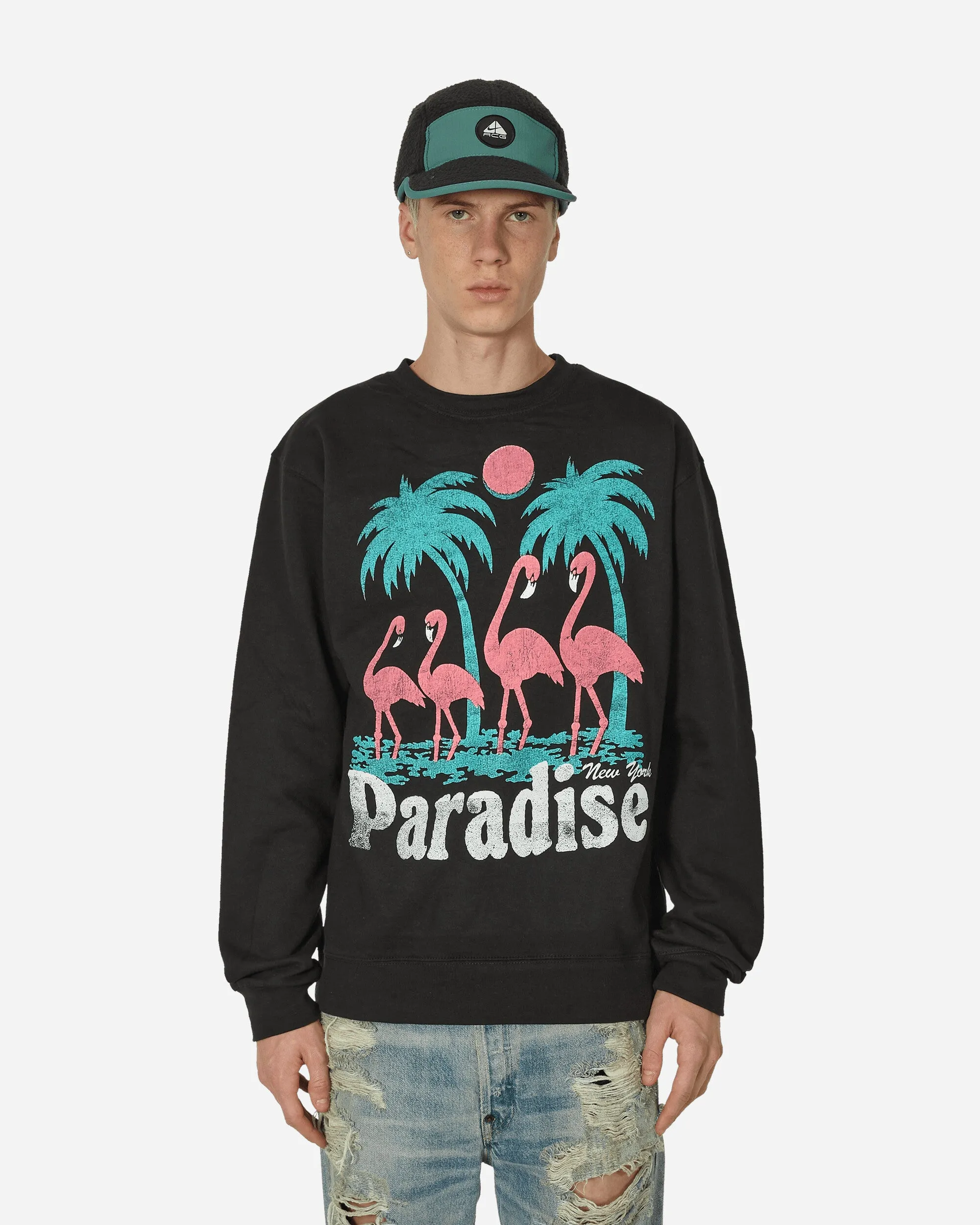 Storks Crewneck Sweatshirt Schwarz