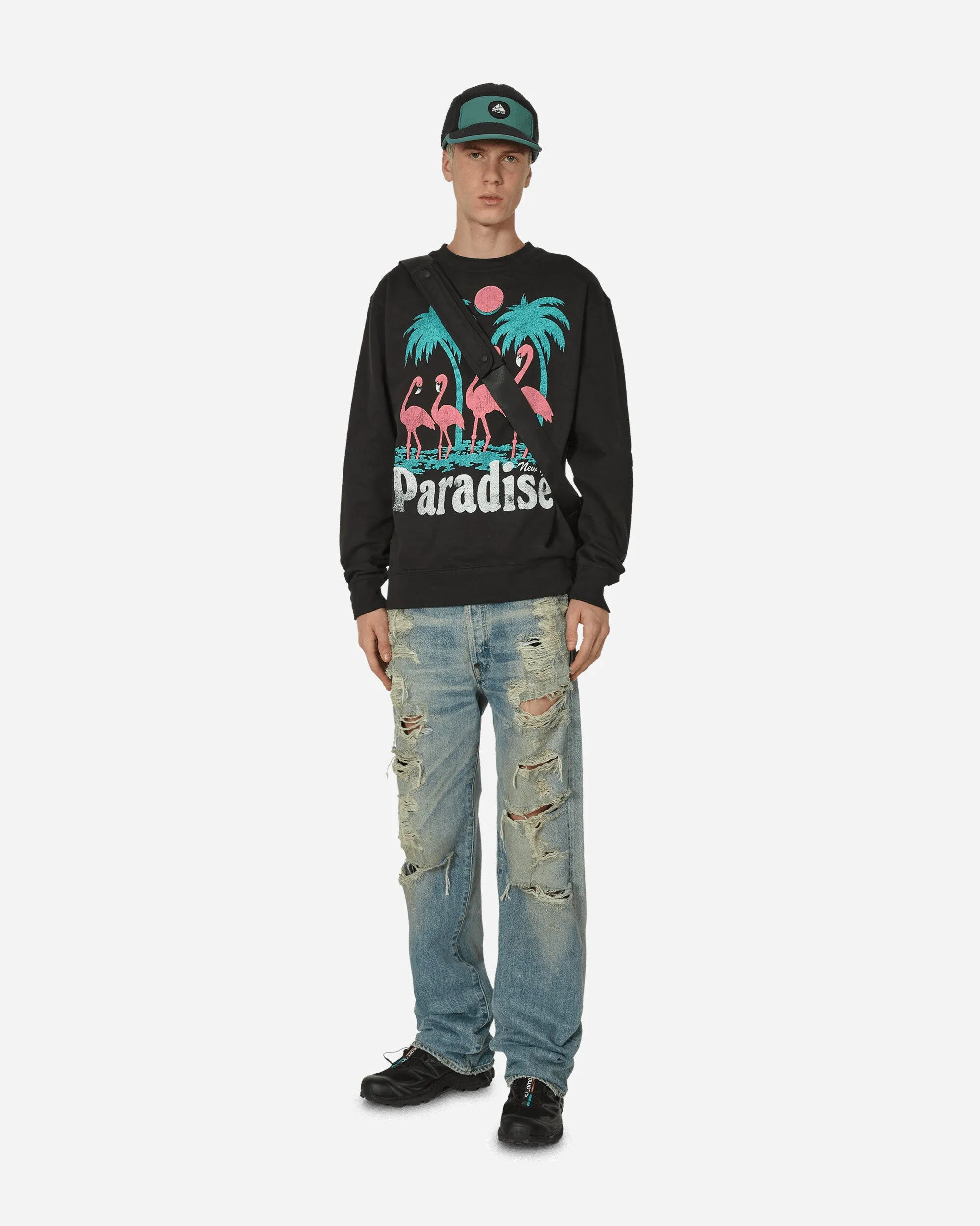 Storks Crewneck Sweatshirt Schwarz