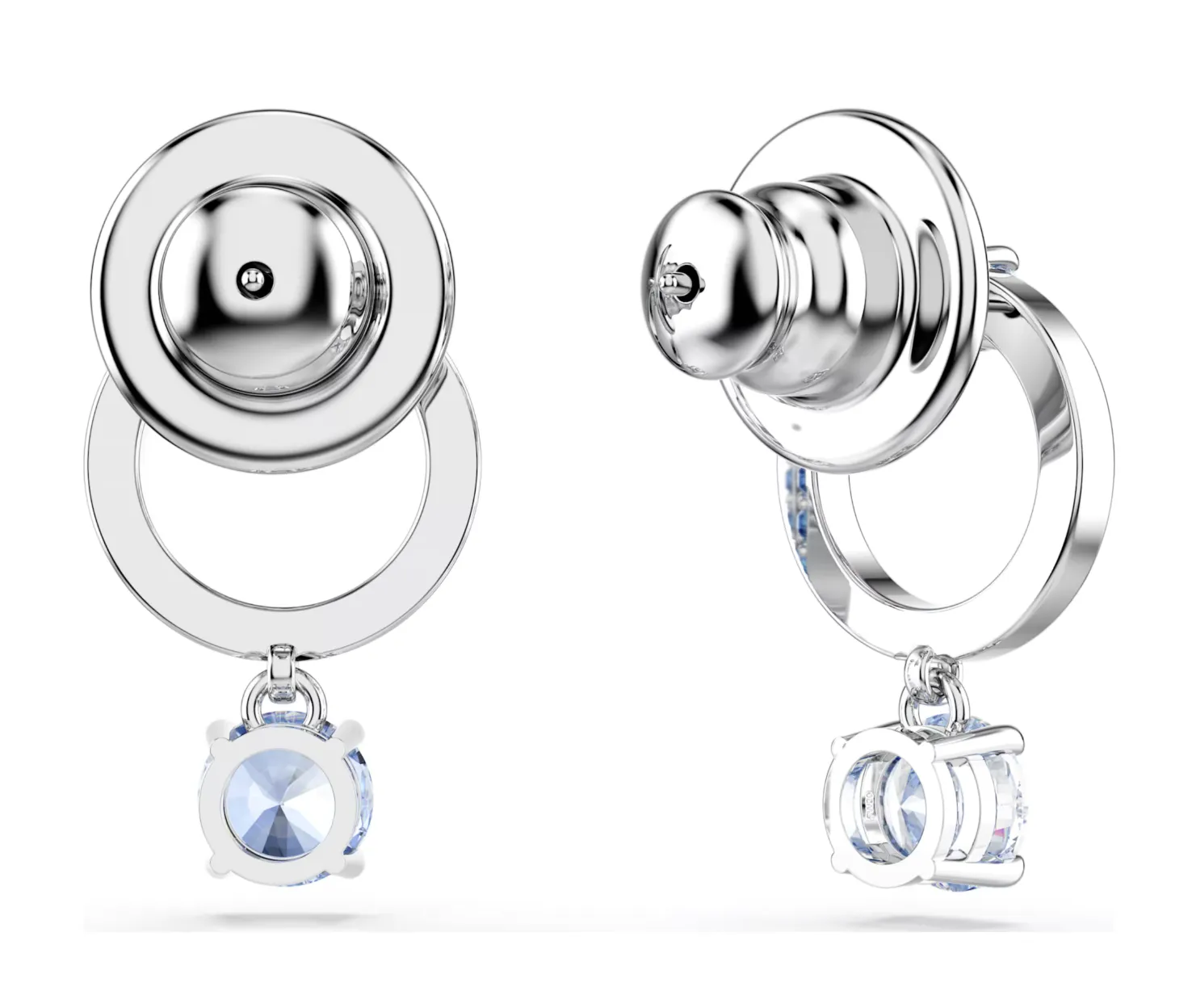 Swarovski Schmuck Anziehung Runde Blaue Tropfen Ohrringe
