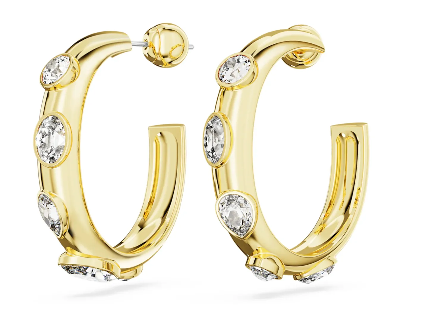 Swarovski Schmuck Dextera Gold Mixed Cut Creolen
