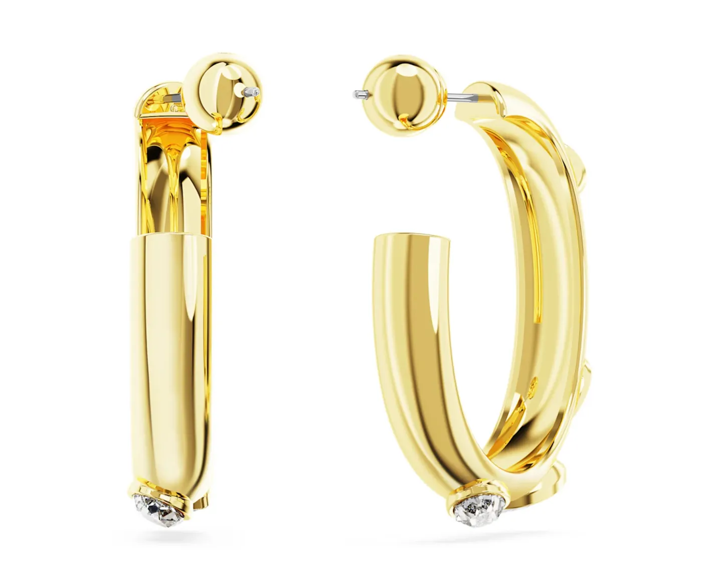 Swarovski Schmuck Dextera Gold Mixed Cut Creolen