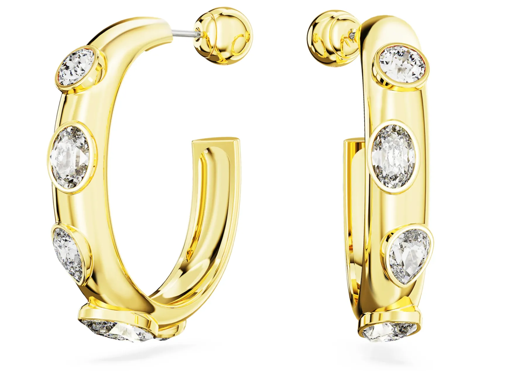 Swarovski Schmuck Dextera Gold Mixed Cut Creolen