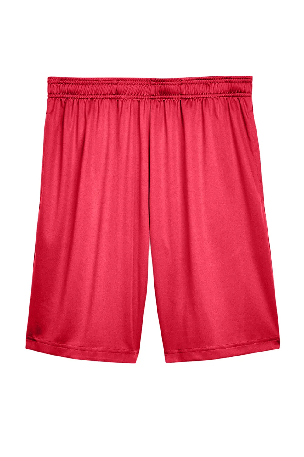 Team 365 Herren Zone Performance Feuchtigkeitstransportierende Shorts mit Taschen - Rot