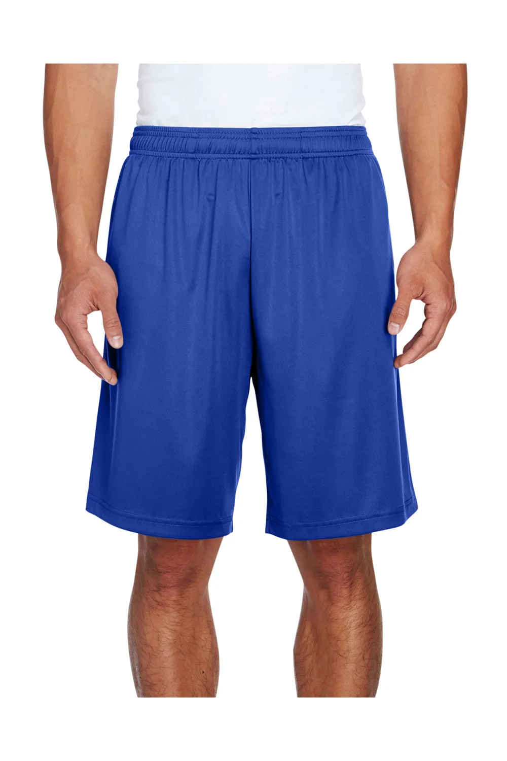 Team 365 Herren Zone Performance Feuchtigkeitstransportierende Shorts mit Taschen - Königsblau