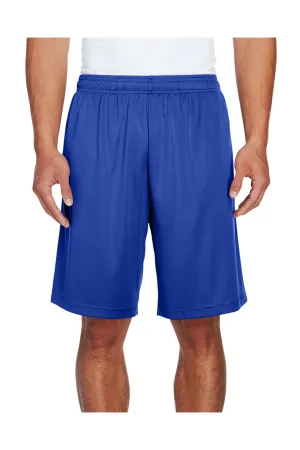 Team 365 Herren Zone Performance Feuchtigkeitstransportierende Shorts mit Taschen - Königsblau