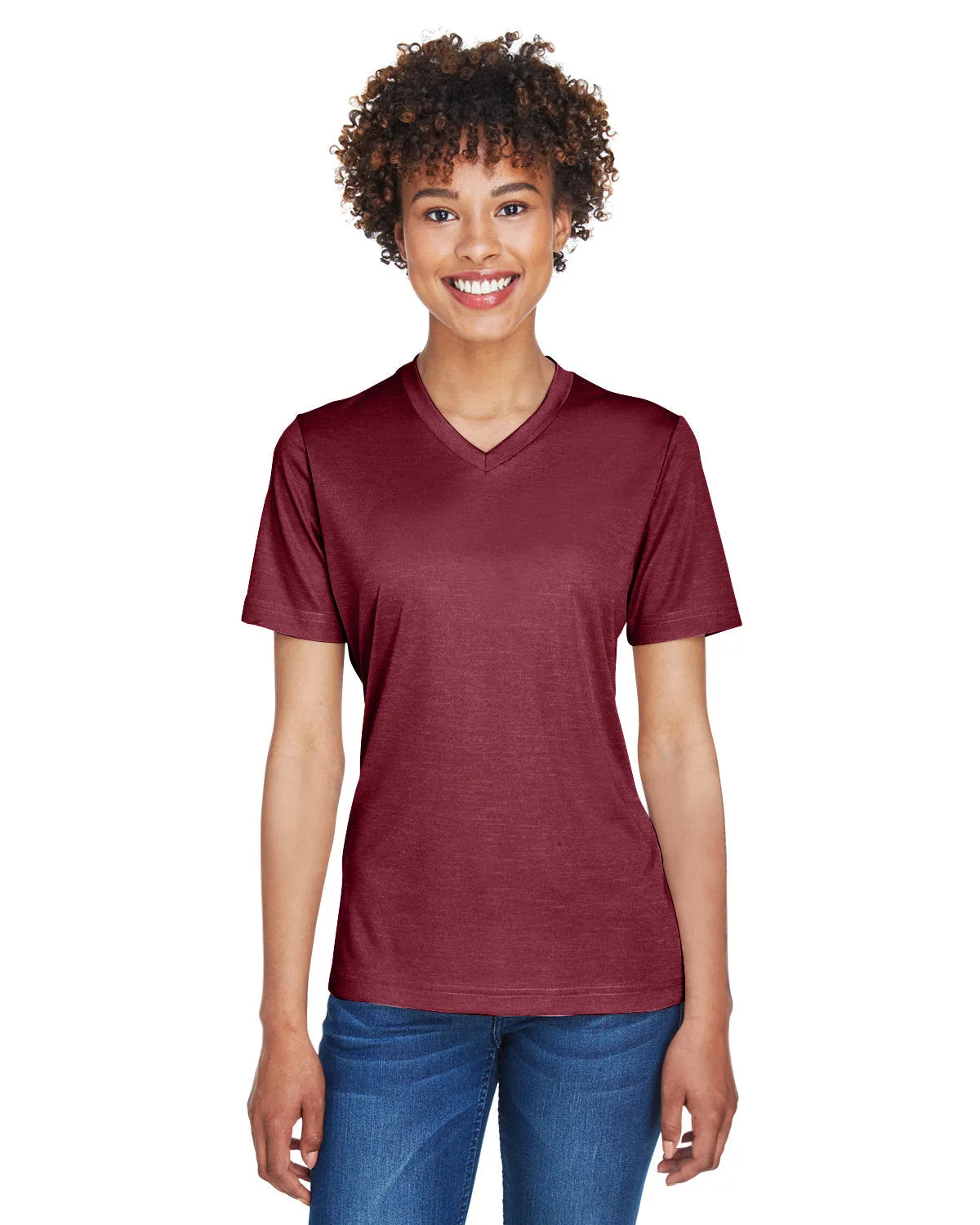 Team 365 TT11HW Damen Sonic Heather Performance T-Shirt