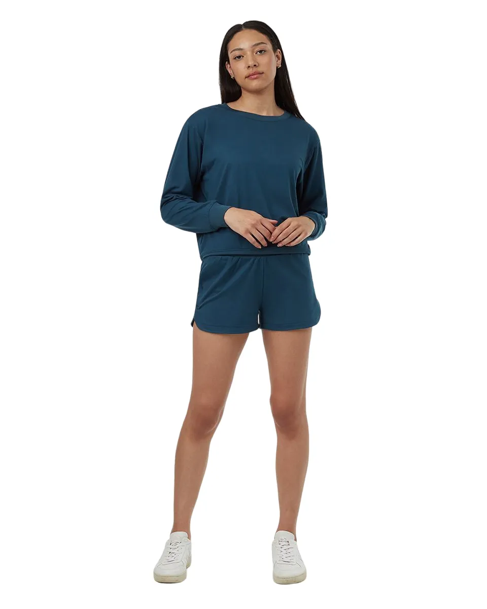 Tentree Active Soft Strickkurzshorts (Reflecting Pond)