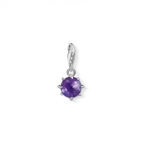 Thomas Sabo Amethyst Februar Geburtsstein Anhänger 1792-169-13 Thomas Sabo Sammelbare Charms