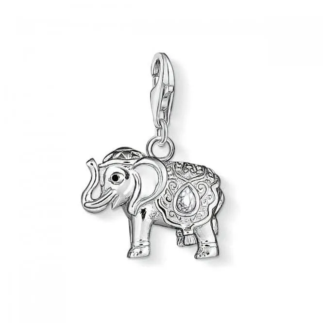 Thomas Sabo Charm Club Silberner Asiatischer Elefanten-Anhänger 1050-041-14 Thomas Sabo Sammelbare Charms