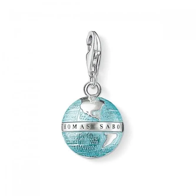 Thomas Sabo Charm Club Silber Globus Anhänger 0754-007-1 Thomas Sabo Sammelbare Charms