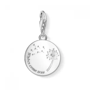 Thomas Sabo Löwenzahn Silber Zirkonia Charm Anhänger 1457-051-21 Thomas Sabo Sammelbare Charms