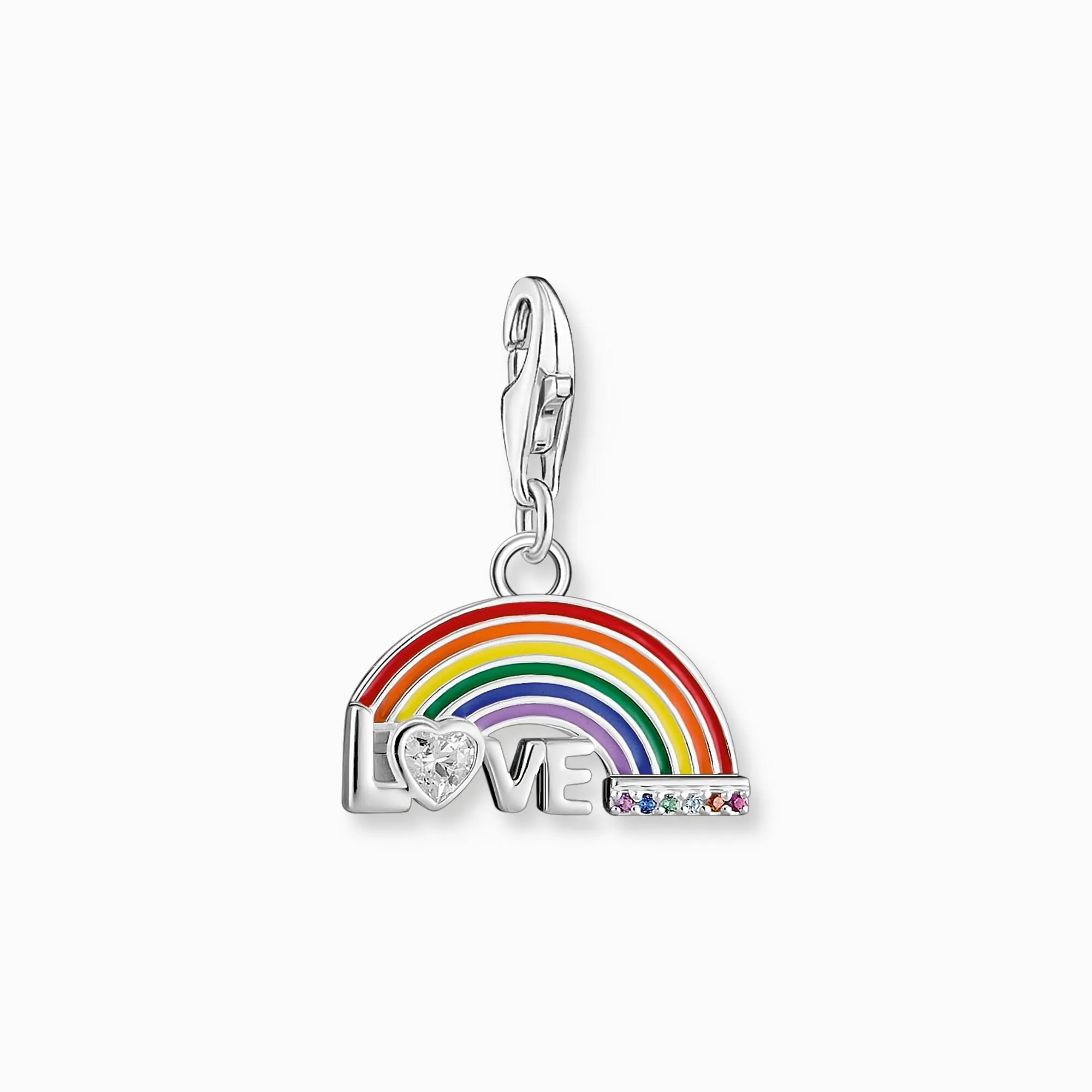 Thomas Sabo Schmuck Thomas Sabo Charm Club Sterling Silber Regenbogen Charm