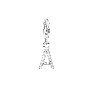 Thomas Sabo Schmuck Thomas Sabo Charmista Anhänger aus Sterling Silber mit Buchstaben A
