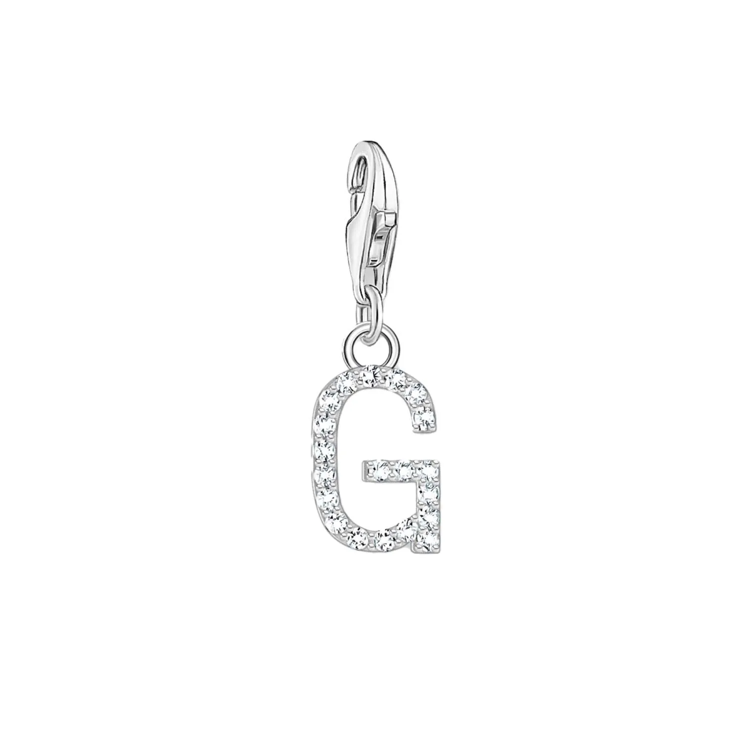 Thomas Sabo Schmuck Thomas Sabo Charmista Anhänger aus Sterling Silber mit Buchstabe G