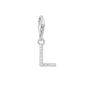 Thomas Sabo Schmuck Thomas Sabo Charmista Anhänger aus Sterling Silber mit Buchstaben L