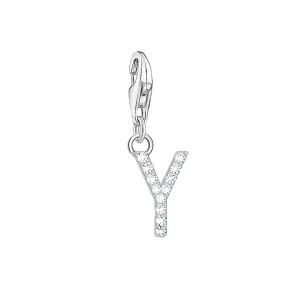 Thomas Sabo Schmuck Thomas Sabo Charmista Anhänger aus Sterling Silber mit Buchstaben Y