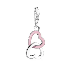 Thomas Sabo Schmuck Thomas Sabo Charmista Anhänger aus Sterlingsilber mit rosafarbenem Herz