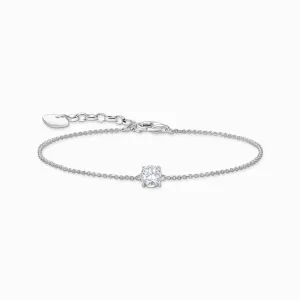 Thomas Sabo Schmuck Thomas Sabo Sterling Silber Kreis Weiß Zirkonia Armband