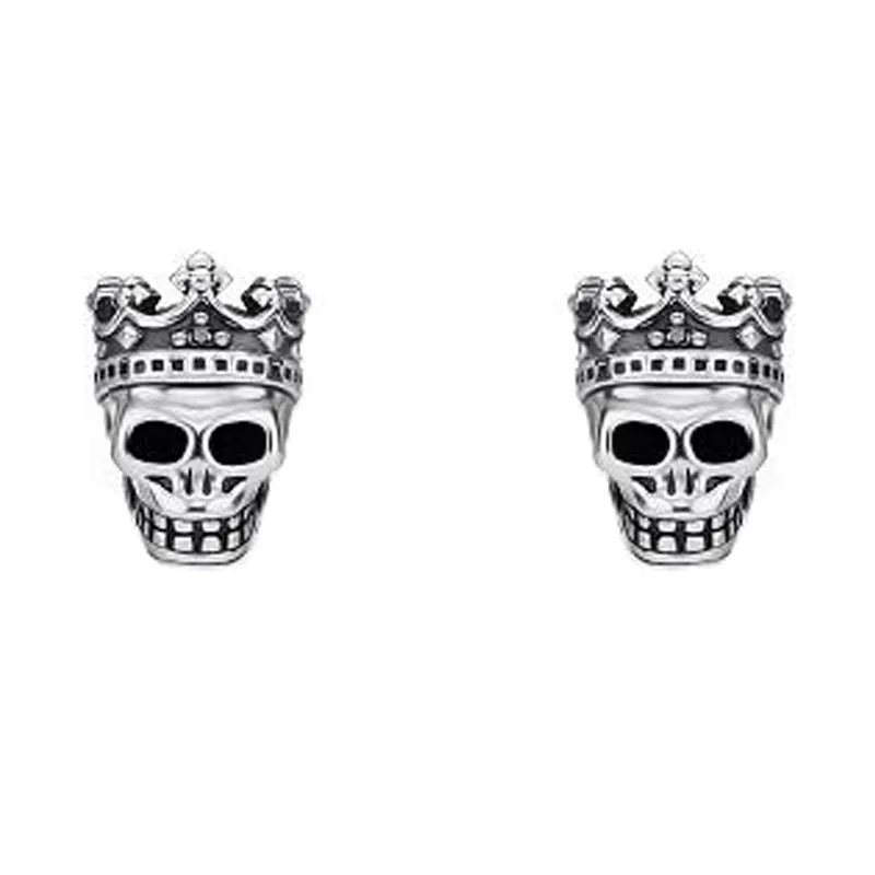 Thomas Sabo Schmuck Thomas Sabo Sterlingsilber Schädel-König Stecker Ohrringe