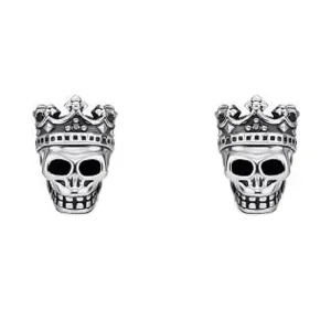 Thomas Sabo Schmuck Thomas Sabo Sterlingsilber Schädel-König Stecker Ohrringe