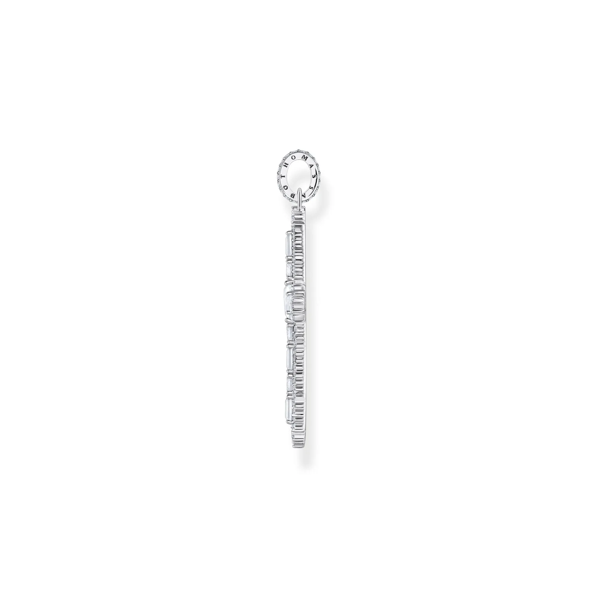 Thomas Sabo Herrenanhänger Schmuck Kreuzanhänger mit weißem Zirkonia