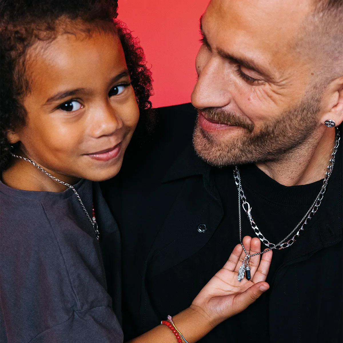 Thomas Sabo Herrenanhänger Schmuck Kristallanhänger aus schwarzem Onyx