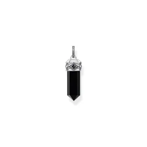 Thomas Sabo Herrenanhänger Schmuck Kristallanhänger aus schwarzem Onyx
