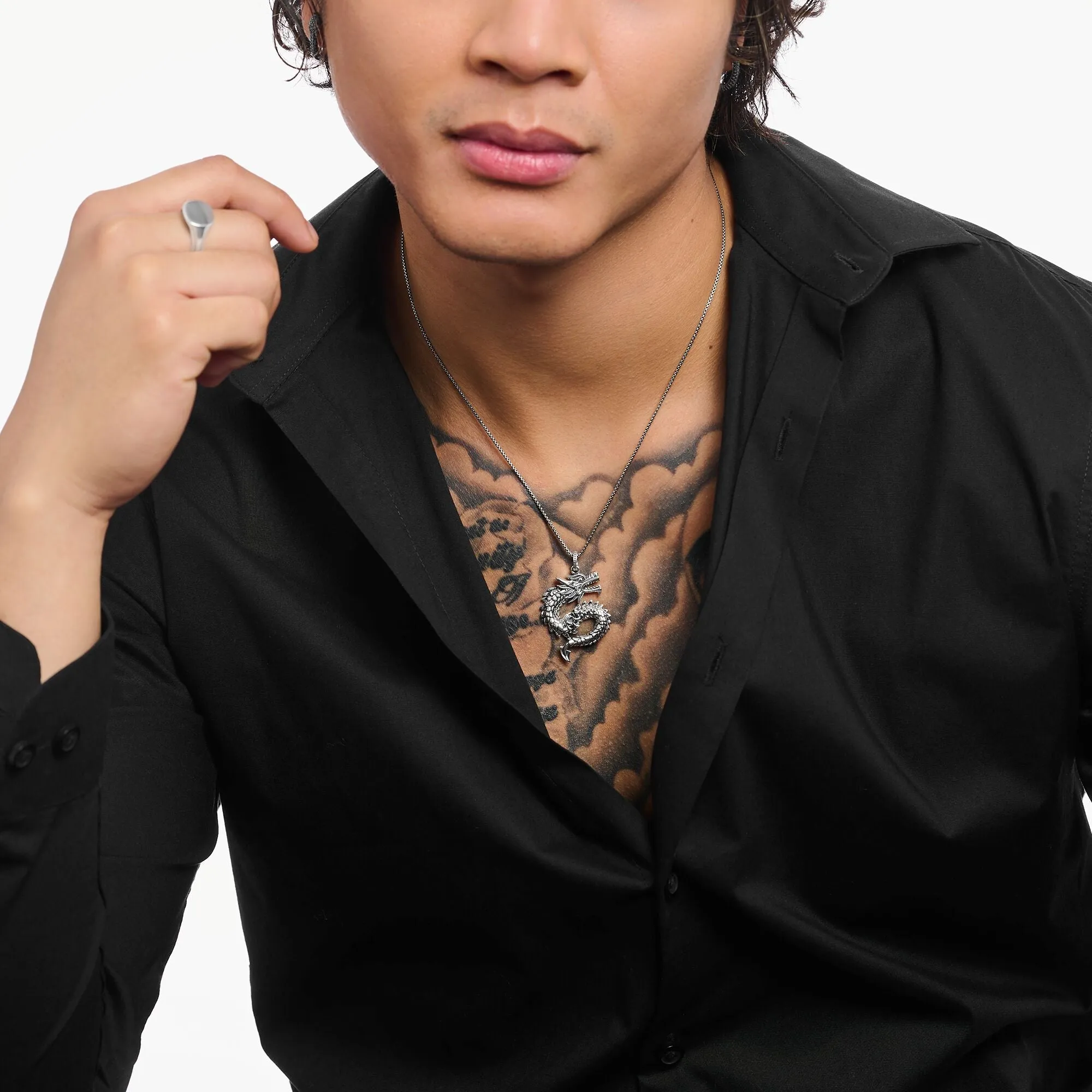 Thomas Sabo Herrenanhänger Schmuck Drachenanhänger