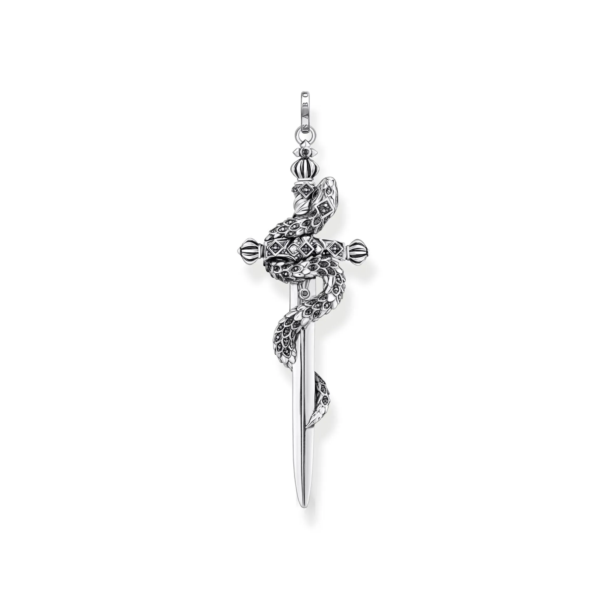 Thomas Sabo Männer Anhänger Schmuck Anhänger geschwärztes Schwert mit Schlange