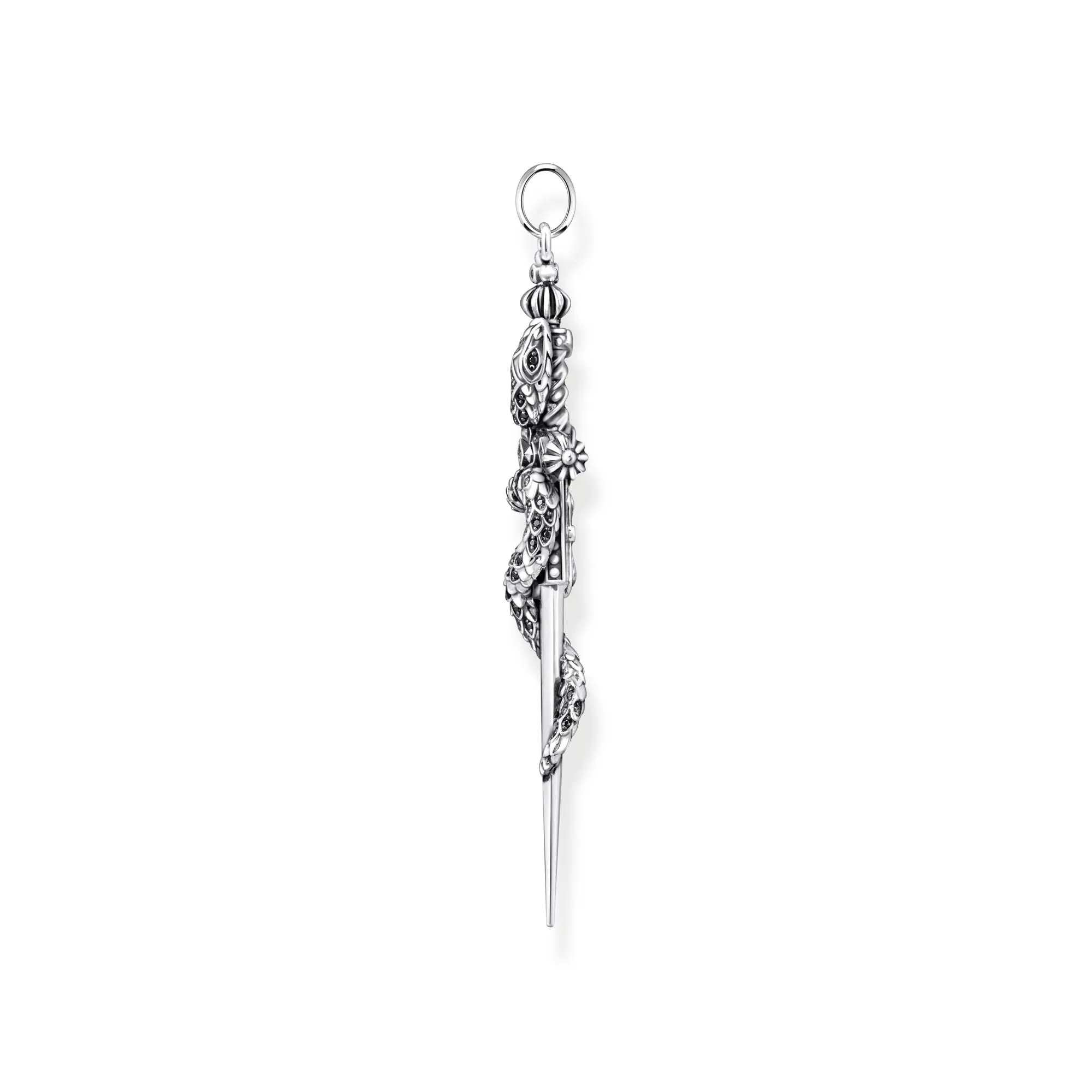 Thomas Sabo Männer Anhänger Schmuck Anhänger geschwärztes Schwert mit Schlange