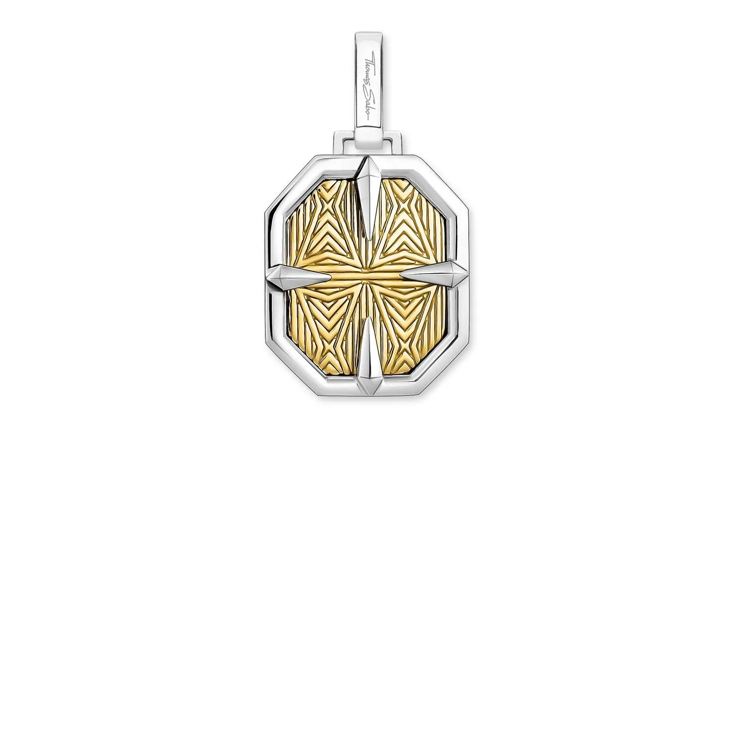 Thomas Sabo Herrenanhänger Schmuck Anhänger Kompass Gold