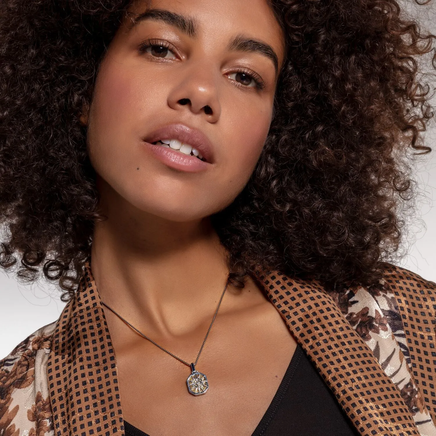 Thomas Sabo Herrenanhänger Schmuck Anhänger Kompass Gold