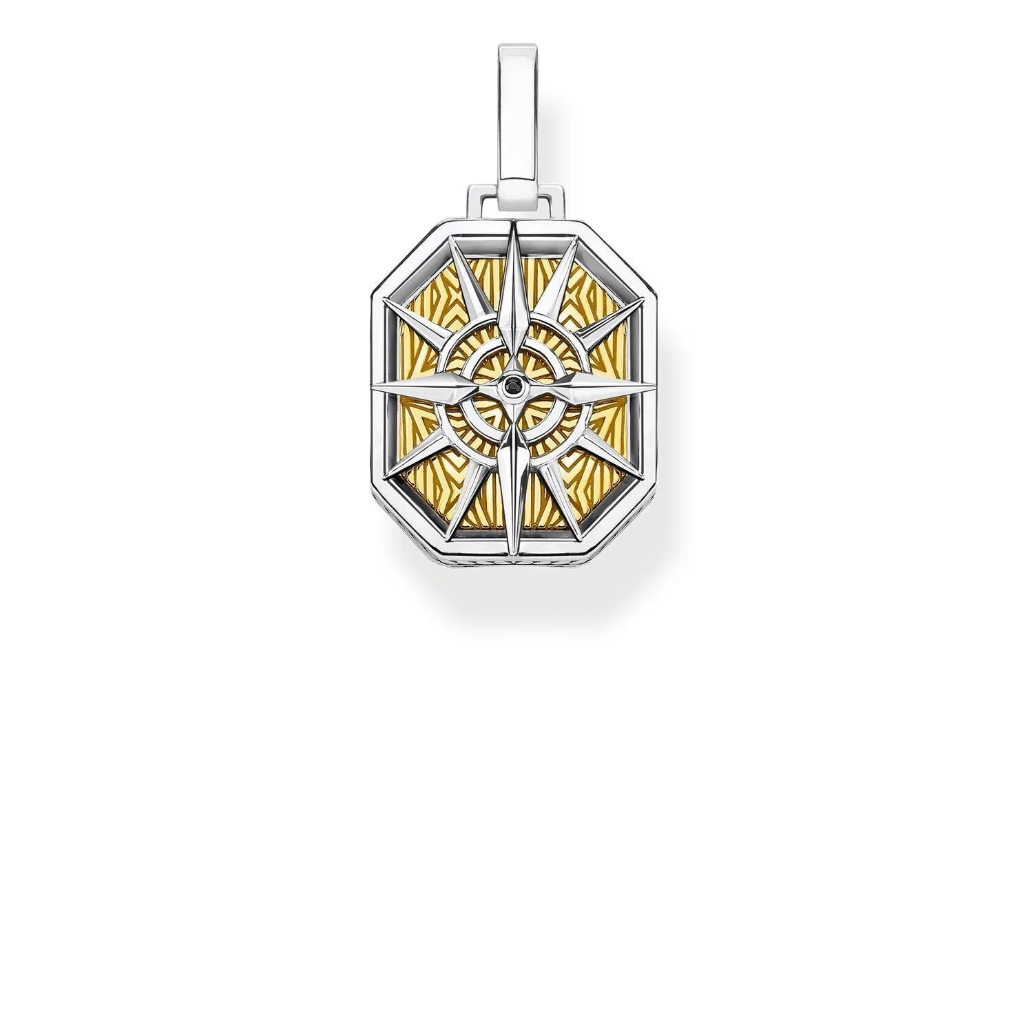 Thomas Sabo Herrenanhänger Schmuck Anhänger Kompass Gold